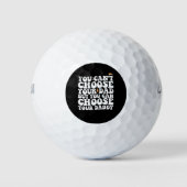 Sie können Ihren Vater nicht auswählen, aber Sie k Golfball (Vorderseite)