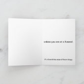 Sie können immer sagen: "Es tut mir leid" Karte (Innenseite)