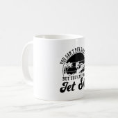 Sie können keinen glücklichen Jet-Skifahrer kaufen Kaffeetasse (Vorderseite Links)