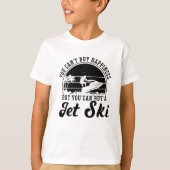 Sie können keinen glücklichen Jet-Skifahrer kaufen T-Shirt (Vorderseite)