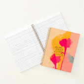 Sie können kostenlos über inspirierendes Zitat anf Notizblock (Innenseite)