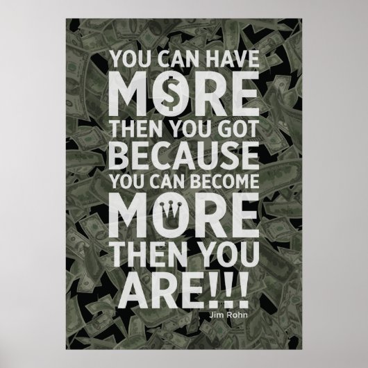 Sie können mehr haben, dann Got - Gesetz der Anzie Poster (Vorne)