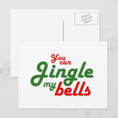 SIE KÖNNEN MEINE BELLS -.pnng Postkarte (Vorne/Hinten)