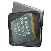 Sie können meine Bücher nicht verbieten Laptopschutzhülle (Vorderseite Links)
