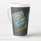 Sie können meine Bücher nicht verbieten Milchtasse (Linke Ecke)