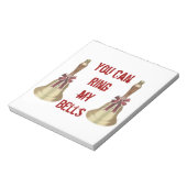 Sie können meine Glocken klingeln Notizblock (Rotiert)