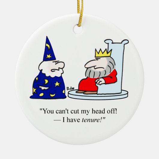 Sie können meinen Kopf nicht abschneiden - ich Keramikornament (Vorne)