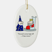 Sie können meinen Kopf nicht abschneiden - ich Keramikornament (Rechts)