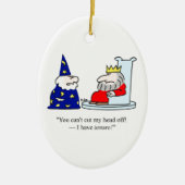 Sie können meinen Kopf nicht abschneiden - ich Keramikornament (Vorne)