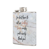 Sie können mich anrufen Göttin. Königin arbeitet Flachmann (Links)