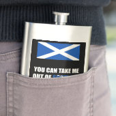 Sie können mich aus Schottland heraus nehmen… Flachmann (Beispiel)