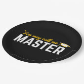 Sie können mich Master 2025 Master Graduat nennen Pappteller (Schrägansicht)