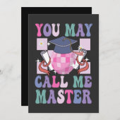 Sie können mich Master Funny 2024 Abschluss Gesche Save The Date (Vorne/Hinten)