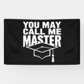 Sie können mich Master Graduate 2024 nennen Banner (Horizontal)
