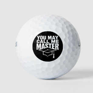 Sie können mich Master Graduate 2024 nennen Golfball