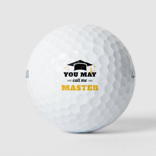 Sie können mich Master II nennen Golfball (Vorderseite)