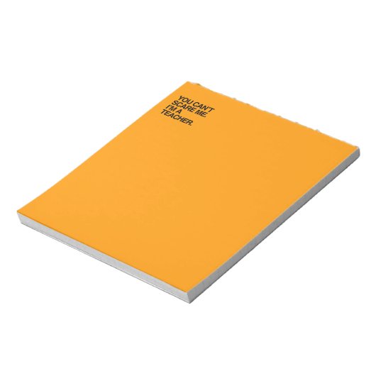 SIE KÖNNEN MICH NICHT ERKENNEN, ICH BIN LEHRER - H NOTIZBLOCK (Rotiert)