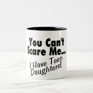 Sie können mich nicht erschrecken, den ich habe zweifarbige tasse