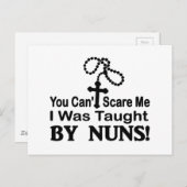 Sie können mich nicht erschrecken, ich wurden postkarte (Vorne/Hinten)