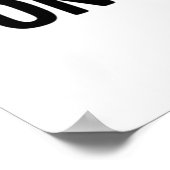 Sie können mich nicht übertreiben - KI auf meiner  Poster (Ecke)