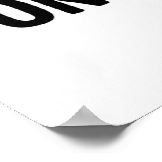 Sie können mich nicht übertreiben - KI auf meiner Poster (Ecke)