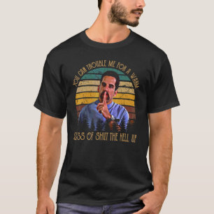 Sie können mich wegen eines warmen Glases Halt-die T-Shirt