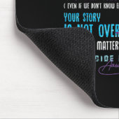 Sie können mit mir über Suizidpräventionsbewusstse Mousepad (Ecke)