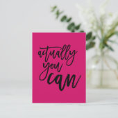 Sie können Motivierend anführen, ob es sich um hei Postkarte (Stehend Vorderseite)