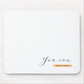 Sie können | Motivierend Angebot | Inspiration Mousepad (Vorne)