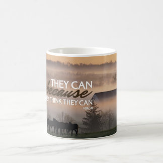 Sie können motivierend Zitat-Tasse Kaffeetasse