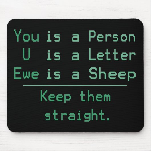 SIE KÖNNEN MOUSEPAD (Vorne)