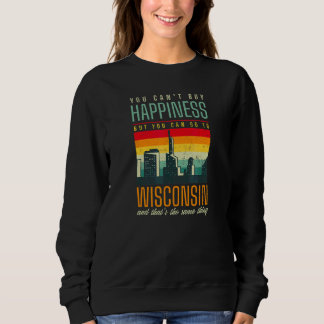 Sie können nach Wisconsin Wisconsin gehen Sweatshirt