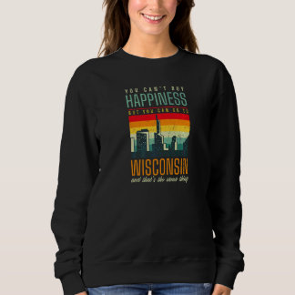 Sie können nach Wisconsin Wisconsin gehen   Sweatshirt