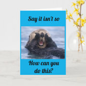 SIE KÖNNEN NEIN "KEIN BEWEGEN" NEIN! KARTE (Gelbe Blume)