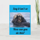 SIE KÖNNEN NEIN "KEIN BEWEGEN" NEIN! KARTE (Vorderseite)