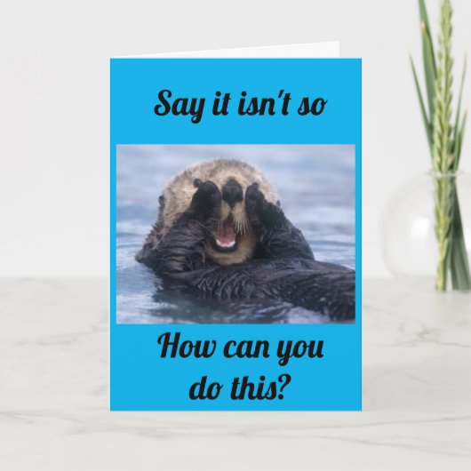 SIE KÖNNEN NEIN "KEIN BEWEGEN" NEIN! KARTE (Vorderseite)