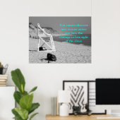 Sie können neue Ozeane nur entdecken, wenn... Poster (Heimbüro)