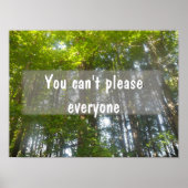 Sie können nicht jedem Inspiration Poster gefallen (Vorne)