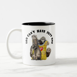 Sie können nicht nur ein * Frettchen mit Chip Bag Zweifarbige Tasse