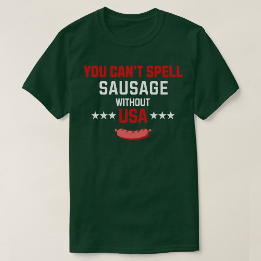 Sie können nicht SPRACHEN ohne USA 1 T-Shirt (Design vorne)