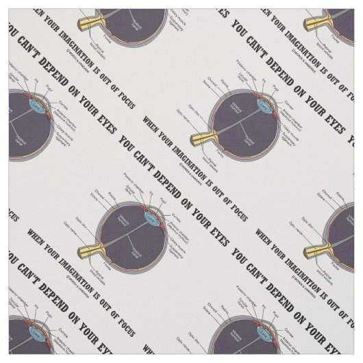 Sie können nicht von Ihrem Blickwinkel abhängig se Stoff (Muster)