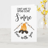 Sie können nicht warten, um etwas mehr Zeit mit Ih Karte (Gelbe Blume)