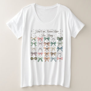 Sie können nie zu viele Coquette Bows haben Große Größe T-Shirt