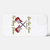 Sie können nie zu viele Gitarren haben - farbenfro Case-Mate iPhone Hülle (Rückseite (Horizontal))