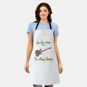 Sie können nie zu viele Gitarren haben - farbenfro Schürze (Getragen)