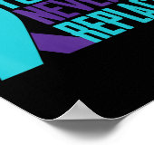 Sie können niemals Suizidbewusstsein psychisch ers Poster (Ecke)