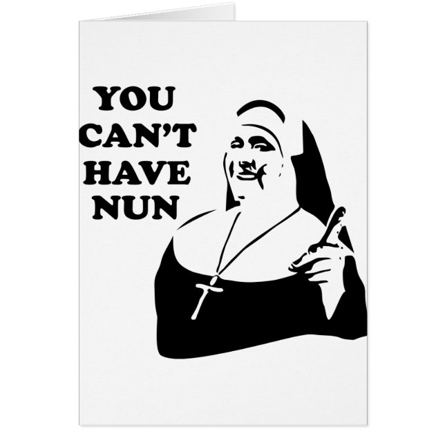 Sie können Nonne nicht haben (Vorne)