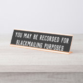 Sie können notiertes | schreibtischnamensplakette (Vorderseite )