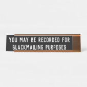 Sie können notiertes | schreibtischnamensplakette (Vorderseite )