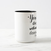 Sie können ohne unangenehme RBG Quote Co. Zweifarbige Tasse (Mittel)